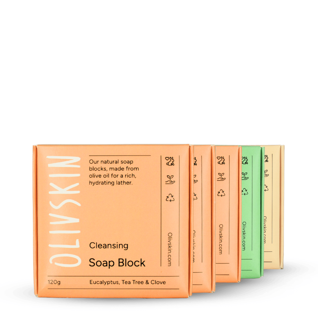 Olivskin 5 Soap Block Bundle with your choice of five natural soap blocks