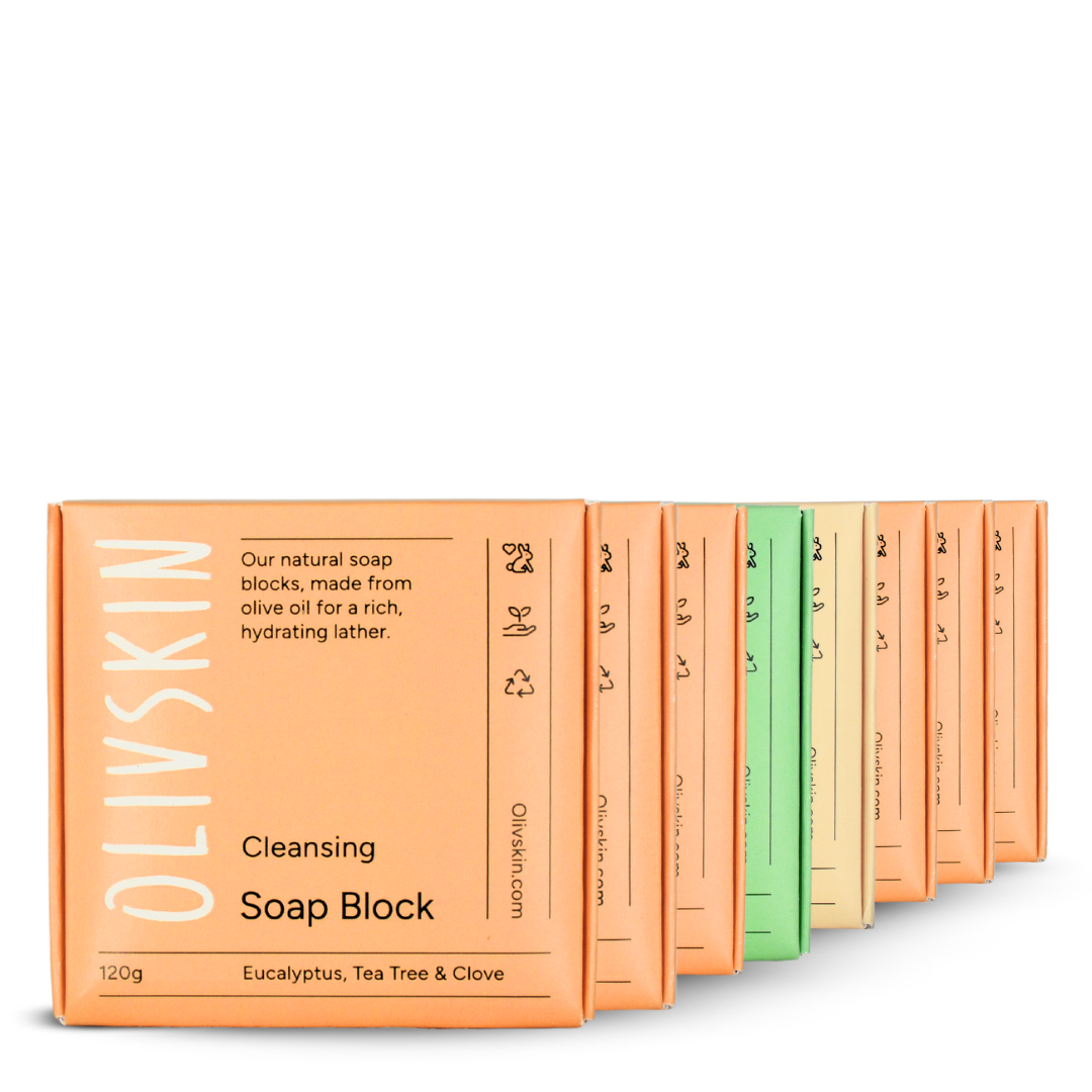 Olivskin 8 Soap Block Bundle with your choice of eight natural soap blocks