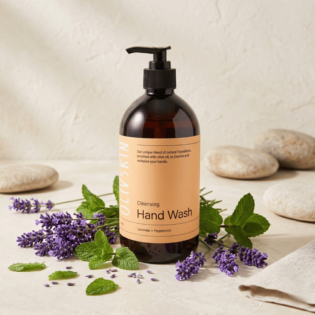 Olivskin Lavender & Peppermint Hand Wash with lavender and peppermint botanicals