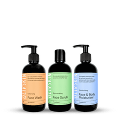 Olivskin Smooth Face Kit with Face Wash, Face Scrub and Face & Body Moisturiser
