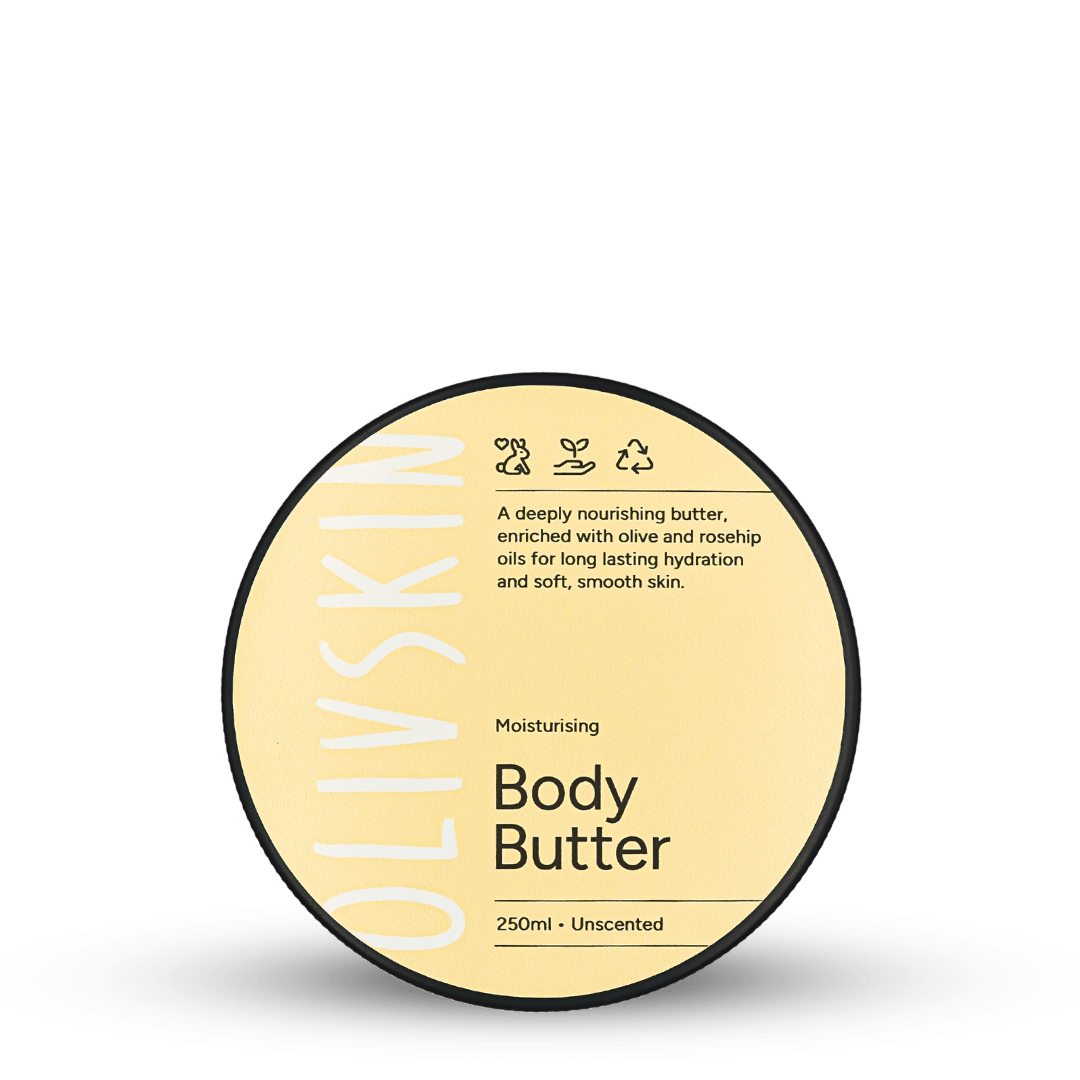Olivskin Unscented Body Butter 250ml for dry skin and long lasting hydration