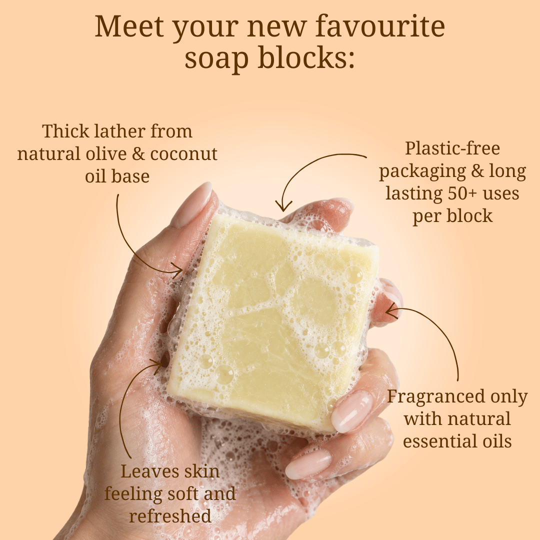 Lavender & Peppermint Soap Block